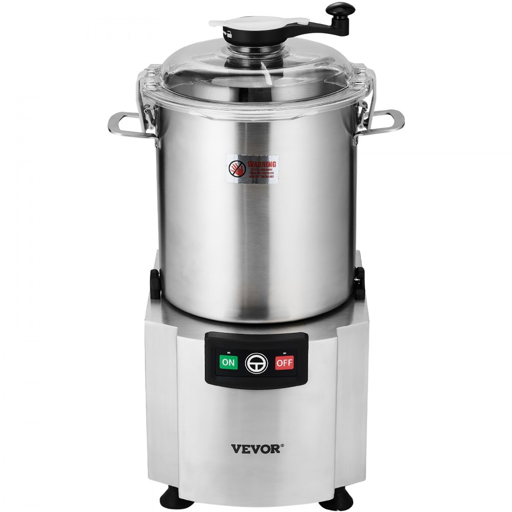VEVOR Küchenmaschine Gemüsezerkleinerer 18 L aus lebensmittelechtem Edelstahl mit S-förmiger Klinge