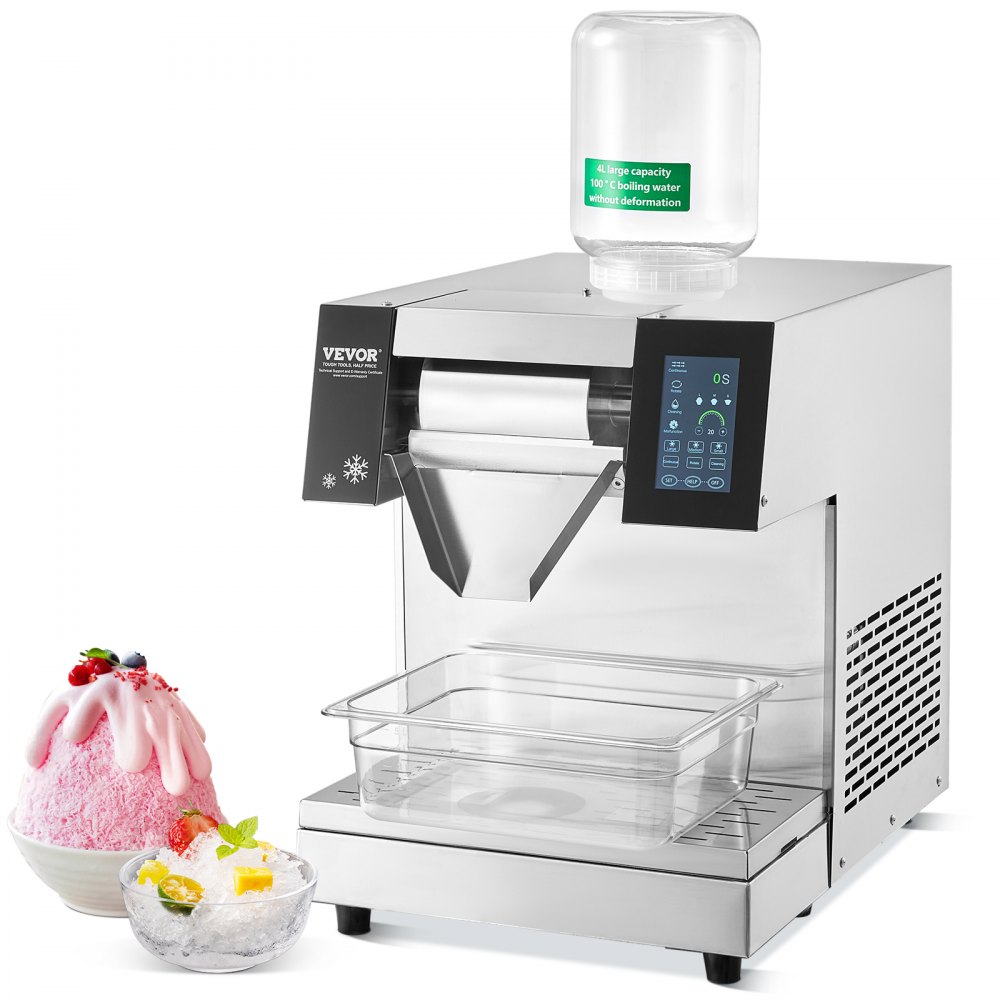 VEVOR Kommerzielle Schneeflocken-Eismaschine Schneeeisbereiter, 260 kg/24 hSchneeflocken-Eismaschine