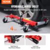 VEVOR Radwagen Autowagen Wagenheber 4 Stk. max. Tragkraft 680 kg Autoheber mit 360° drehbaren Rädern – Bild 2