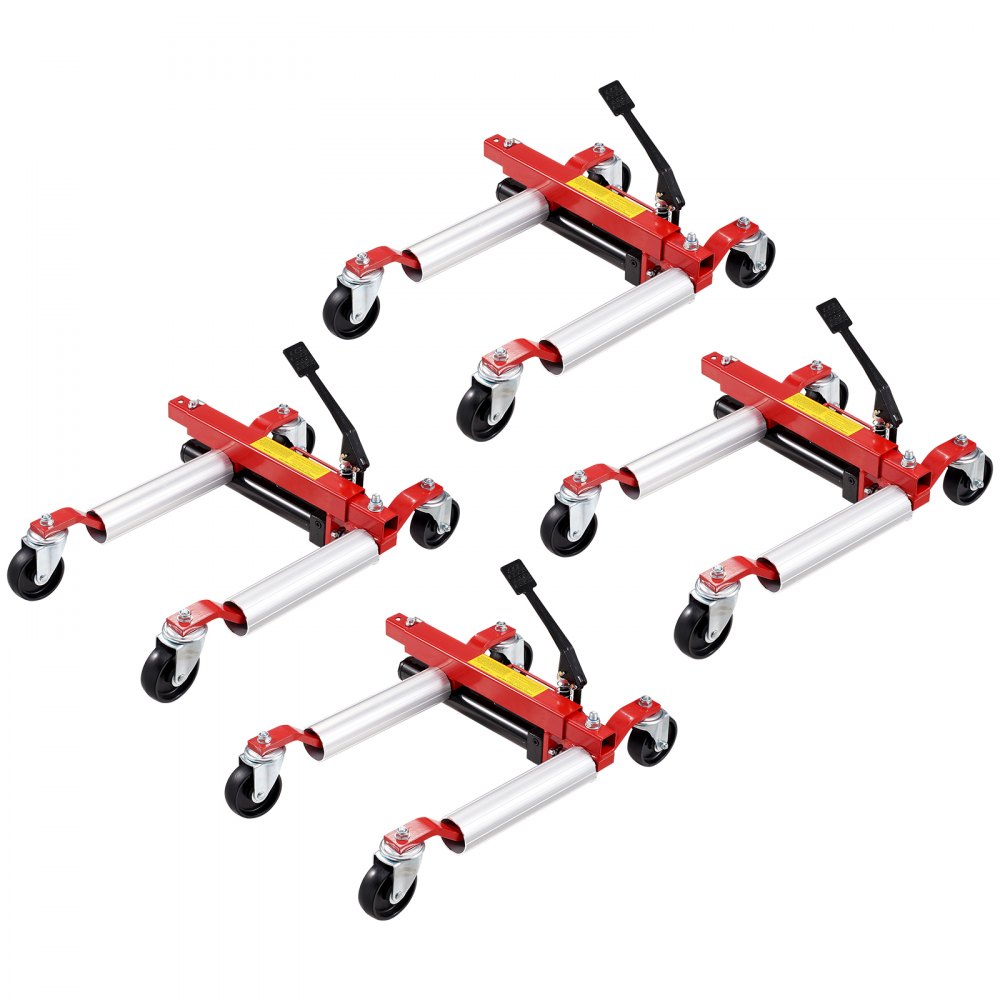 VEVOR Radwagen Autowagen Wagenheber 4 Stk. max. Tragkraft 680 kg Autoheber mit 360° drehbaren Rädern