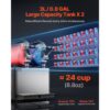VEVOR kommerzielle Slusheis Maschine 3 L x 2 Doppeltank-Maschine für gefrorene Getränke – Bild 2