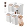 VEVOR Reis-Aufbewahrungsbehälter Vorratsdosen Hundefutterspender 4 Stk. 2 x 15 L / /20 L x 2 Behälter