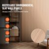 VEVOR Akustikpaneele, 2450 x 166mm, WPC-Akzent-Holzwandpaneele für moderne Innenwände, 8er-Set – Bild 3