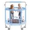 VEVOR Kindertrampolin Trampolin Mini Freizeittrampolin 147 cm für Kleinkinder mit Sicherheitsnetz