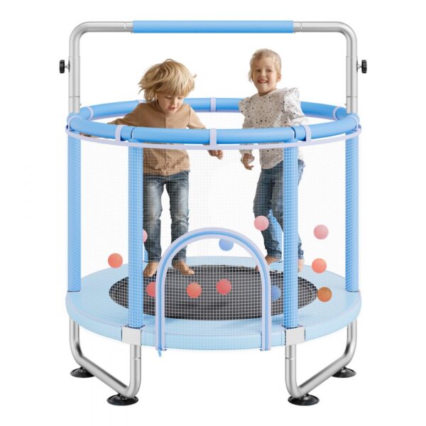 VEVOR Kindertrampolin Trampolin Mini Freizeittrampolin 147 cm für Kleinkinder mit Sicherheitsnetz