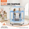 VEVOR Kindertrampolin Trampolin Mini Freizeittrampolin 147 cm für Kleinkinder mit Sicherheitsnetz – Bild 2