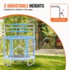 VEVOR Kindertrampolin Trampolin Mini Freizeittrampolin 147 cm für Kleinkinder mit Sicherheitsnetz – Bild 3