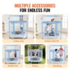 VEVOR Kindertrampolin Trampolin Mini Freizeittrampolin 147 cm für Kleinkinder mit Sicherheitsnetz – Bild 4