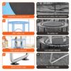 VEVOR Kindertrampolin Trampolin Mini Freizeittrampolin 147 cm für Kleinkinder mit Sicherheitsnetz – Bild 5