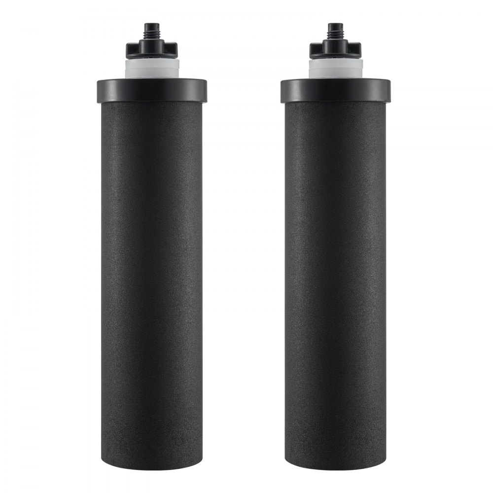 VEVOR Wasserfilter-Ersatz Reinigungselemente, Aktivkohle-Ersatzfilter 2er-Pack
