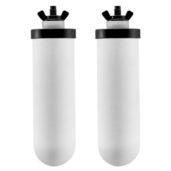 VEVOR Schwerkraft-Wasserfiltersystem Ersatz Wasserfilter-Ersatz Reinigungselemente, 2 Stk. weiß