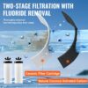 VEVOR Schwerkraft-Wasserfiltersystem Ersatz Wasserfilter-Ersatz Reinigungselemente, 2 Stk. weiß – Bild 4