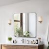 VEVOR Wandspiegel Schminkspiegel Badezimmerspiegel 915 x 915 x 25 mm rechteckiger Spiegel