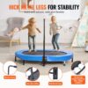 VEVOR Kindertrampolin Indoor / Outdoor-Trampolin faltbares Mini Trampolin mit Griff, Blau – Bild 5
