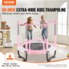 VEVOR Kindertrampolin Outdoor-Trampolin Mini Freizeittrampolin 1545 mm für Kleinkinder mit Sicherheitsnetz – Bild 2 VEVOR Kindertrampolin Outdoor-Trampolin Mini Freizeittrampolin 1545 mm für Kleinkinder mit Sicherheitsnetz – Bild 2