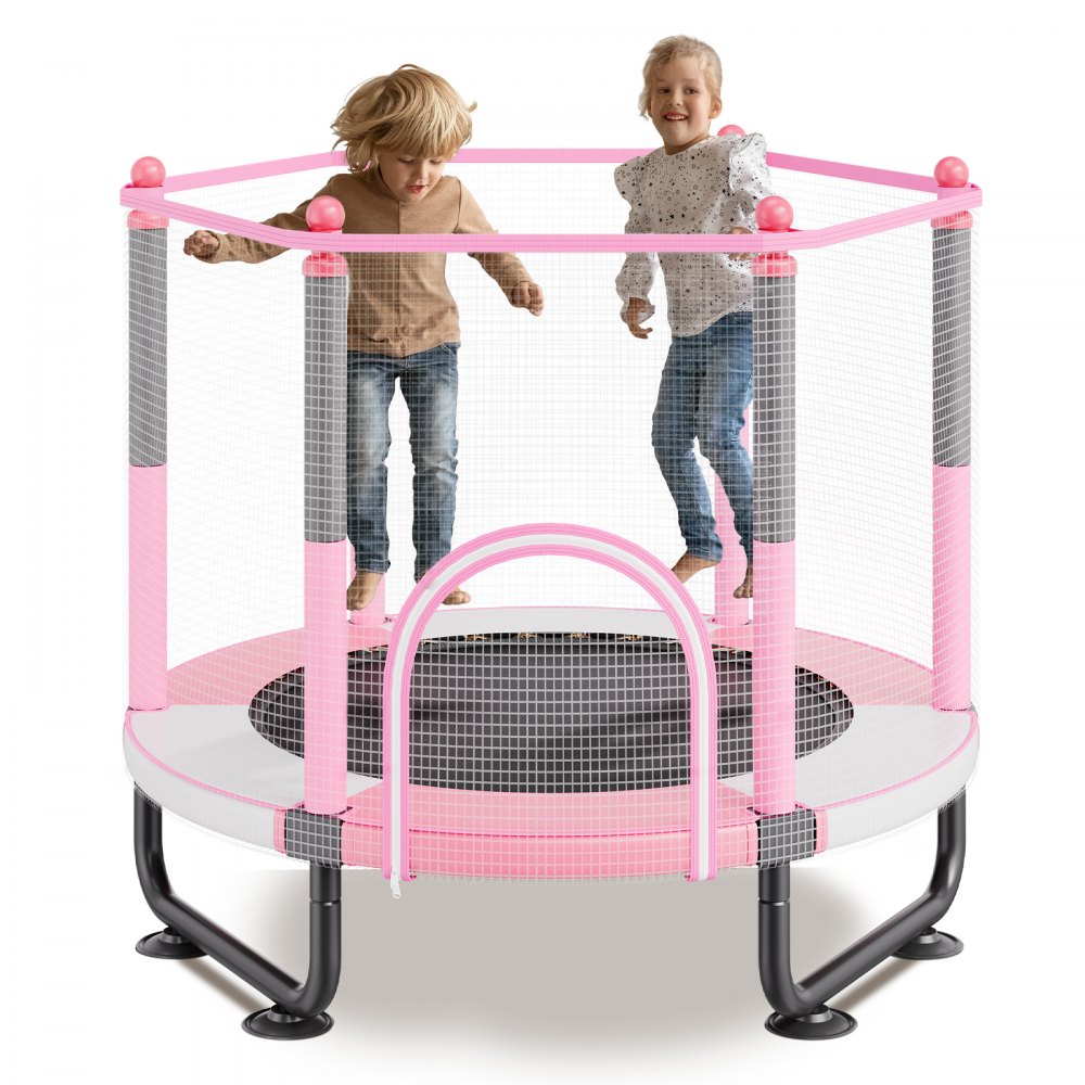 VEVOR Kindertrampolin Outdoor-Trampolin Mini Freizeittrampolin 1545 mm für Kleinkinder mit Sicherheitsnetz