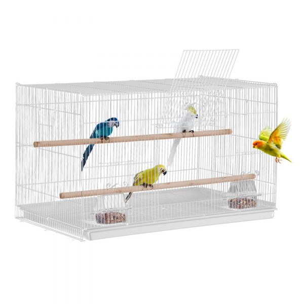VEVOR Vogelkäfig, 760x460x455mm Metallkäfig für kleine Papageien, Kanarienvögel
