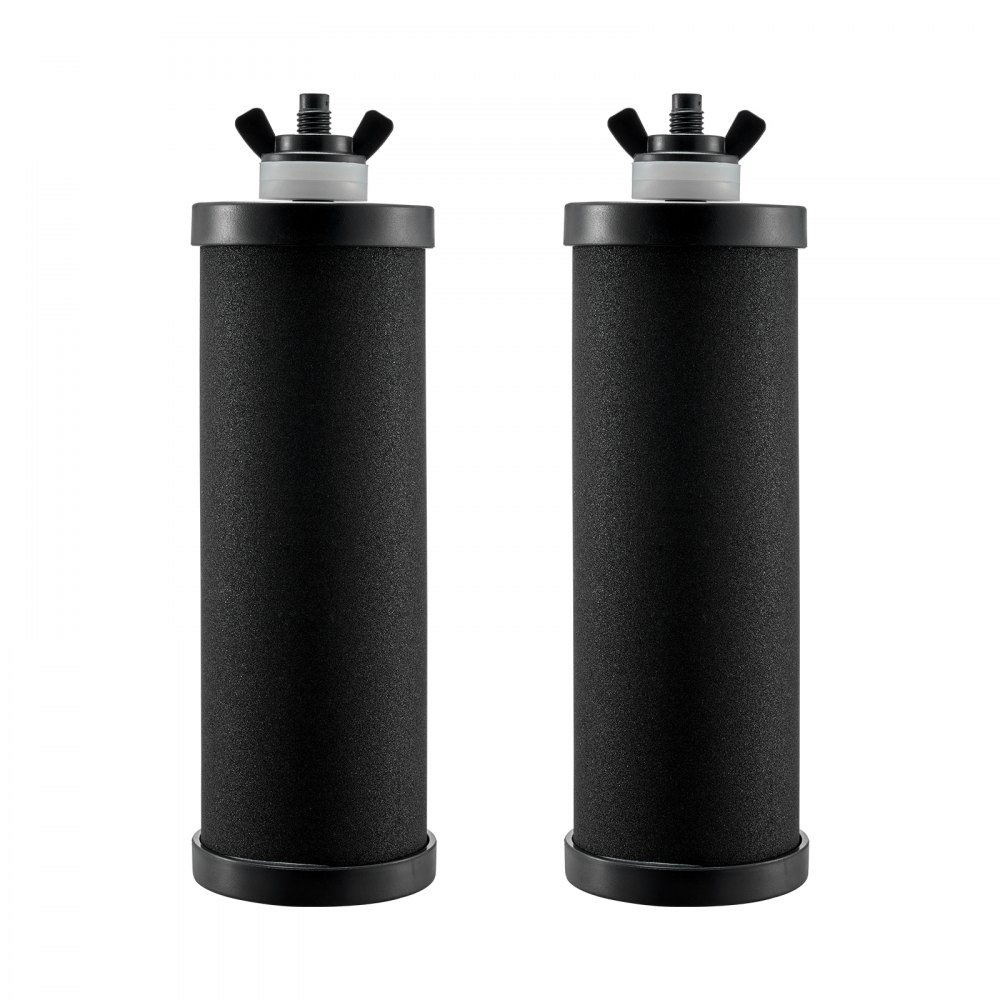 VEVOR Wasserfilter-Ersatz Reinigungselemente Ersatzfilter 2er-Pack (2 Aktivkohlefilter)