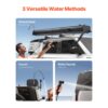 VEVOR Dachgepäckträger-Wassertank Wasserspeicher für Fahrzeuge 30 L mit 2 Spritzschutzplatten und T-Schlitz – Bild 2
