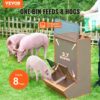 VEVOR Futterspender, 3,7 Scheffel Fassungsvermögen, Futterbox mit Doppeltür – Bild 2