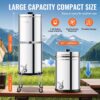 VEVOR Schwerkraft-Wasserfiltersystem, 2,25 G 304 Edelstahl-Arbeitsplatten-Wasserfiltersystem, für Zuhause – Bild 5