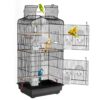 VEVOR Vogelkäfig, 457 x 355 x 925 mm, Vogelhaus für Sittiche, kleine Mönchssittiche