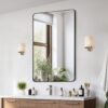 VEVOR Wandspiegel Schminkspiegel Badezimmerspiegel 1219 x 762 x 25 mm rechteckiger Spiegel VEVOR Wandspiegel Schminkspiegel Badezimmerspiegel 1219 x 762 x 25 mm rechteckiger Spiegel