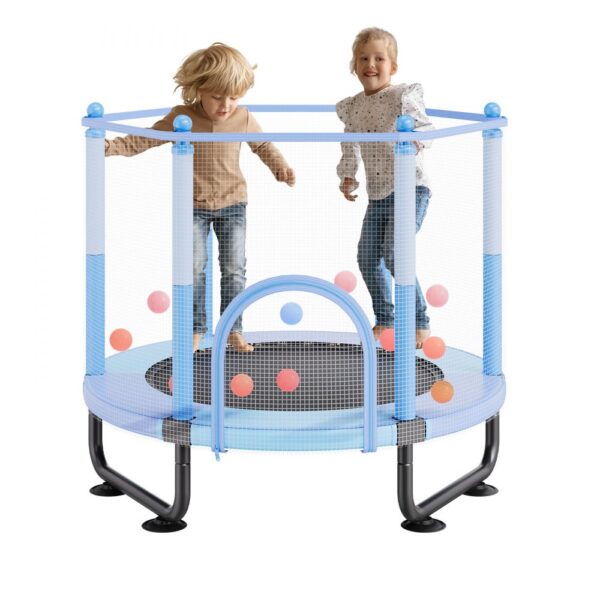 VEVOR Kindertrampolin Outdoor-Trampolin mini Freizeittrampolin 1545 mm für Kleinkinder mit Sicherheitsnetz