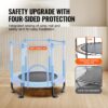 VEVOR Kindertrampolin Outdoor-Trampolin mini Freizeittrampolin 1545 mm für Kleinkinder mit Sicherheitsnetz – Bild 3