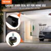 VEVOR Dichtungsset für Garagentorschwellen und -unterteil 3 m U-Form + O-Ring – Bild 2
