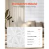 VEVOR 3D-Wandpaneele 33er-Set, 30x30 cm PVC-Moderne minimalistische Wandverkleidung, 2,97 m² Deckkraft – Bild 4 VEVOR 3D-Wandpaneele 33er-Set, 30x30 cm PVC-Moderne minimalistische Wandverkleidung, 2,97 m² Deckkraft – Bild 4