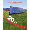 VEVOR 2x Solarkabel Verlängerungskabel Buchsen-/Steckeranschlüssen 10AWG/6 mm² 6,1m – Bild 3