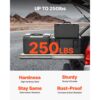 VEVOR Schubladenführung mit Vollauszug, 1 Paar, 450 mm, Tragkraft 113,4 kg – Bild 2