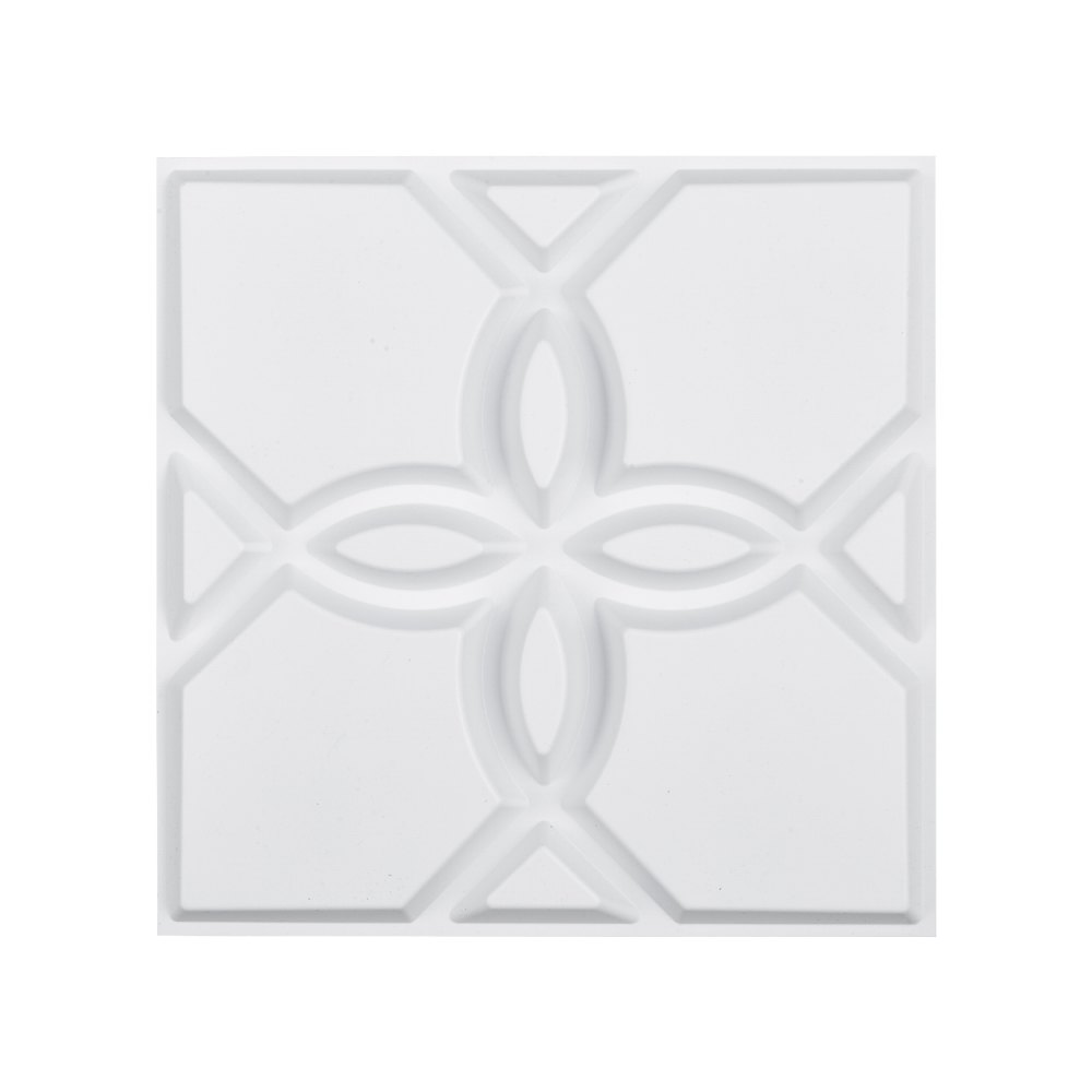 VEVOR 3D-Wandpaneele, 33er-Set 30x30 cm PVC-Wandverkleidung im modernen minimalistischen Blumendesign