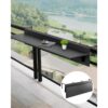 VEVOR Balkontisch, 1500x300 mm, klappbarer Balkonhängetisch, 22 kg Tragkraft