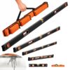 VEVOR Wasserwaagen 6er-Set, 200/120/80/60/40/25cm, Messwerkzeug mit Libellen für 45/90/180 Grad
