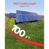 VEVOR Solarkabel 30,48 m, Verlängerungskabel 2er-Set, PV-Kabel für Solarpanele zu Hause – Bild 3