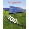 VEVOR 30,48m Solarkabel, 10AWG Solar-Verlängerungskabel, IP67 wasserdichtes PV-Kabel für Solarmodule zu Hause – Bild 3