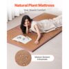 VEVOR japanische Tatami Matte faltbare Tatami-Matratze aus Rattan (2032 x 990 mm), leicht zu reinigen – Bild 4