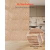 VEVOR 3D-Wandpaneele, 12er-Set, 150x50cm PVC-Wandverkleidung im modernen minimalistischen Stil – Bild 2