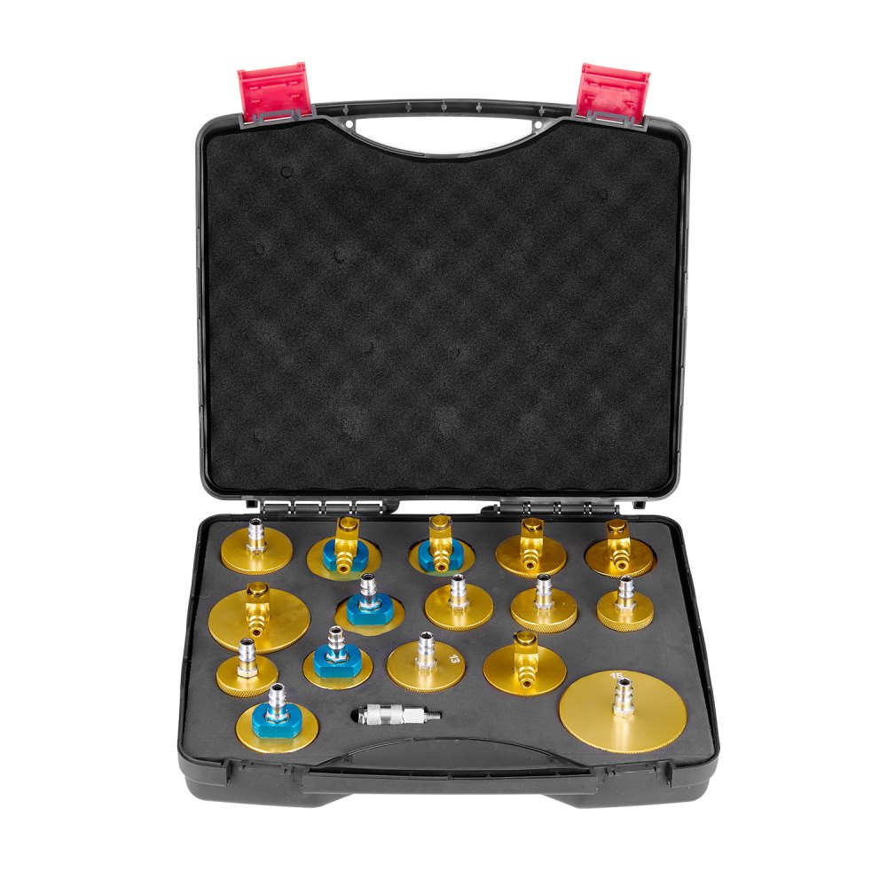 VEVOR Brake Master Entlüfterset 17-teilig professionelles Bremsentlüfter-Adapterset mit komplettem Set