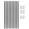 VEVOR Beeteinfassung, 10er-Pack, 1524x43x1,6 mm, Rasenkante aus Aluminiumlegierung