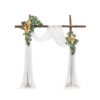 VEVOR Blumen für Hochzeit Bogen, gelbe Blumen für Traubogen mit Vorhängen (3er-Set), 2 Blumenarrangements VEVOR Blumen für Hochzeit Bogen, gelbe Blumen für Traubogen mit Vorhängen (3er-Set), 2 Blumenarrangements