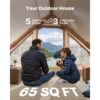 VEVOR Aufblasbare Zelte für Camping 3x2x2m, 3–5 Personen, 2 Türen & 2 Netzfenstern – Bild 3
