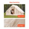 VEVOR Aufblasbare Zelte für Camping 3x2x2m, 3–5 Personen, 2 Türen & 2 Netzfenstern – Bild 4