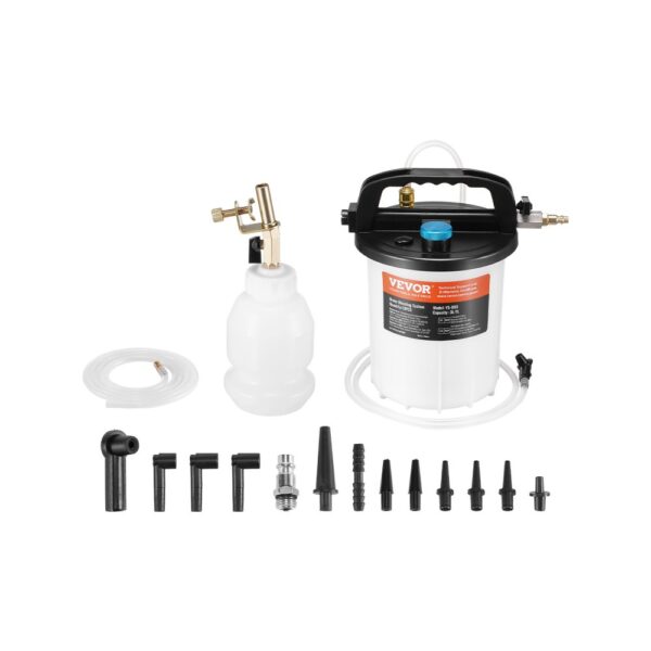 VEVOR Bremsenentlüfter Set 3 L Bremsflüssigkeitsabsauger mit 1 L Siphon-Nachfüllflasche