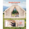VEVOR Aufblasbare Zelte für Camping 3x3x2,3 m, 4–6 Personen, 2 Türen & 4 Netzfenstern – Bild 5