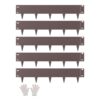 VEVOR Rasenkante, 5er-Pack, 990x207x1,5 mm, rostbeständige Metall-Beeteinfassung