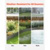 VEVOR Rasenkante 5er-Pack, Beeteinfassung 990x181 mm, biegbare Beetumrandung – Bild 3