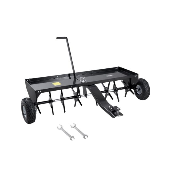 VEVOR Aerifizierer, 1500x980x885 mm, Rasenbelüfter zum Hinterherziehen mit Universalkupplung